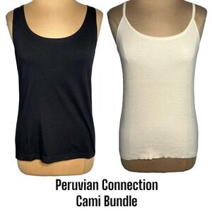 Peruvian Connection cami tank top bundle size Large